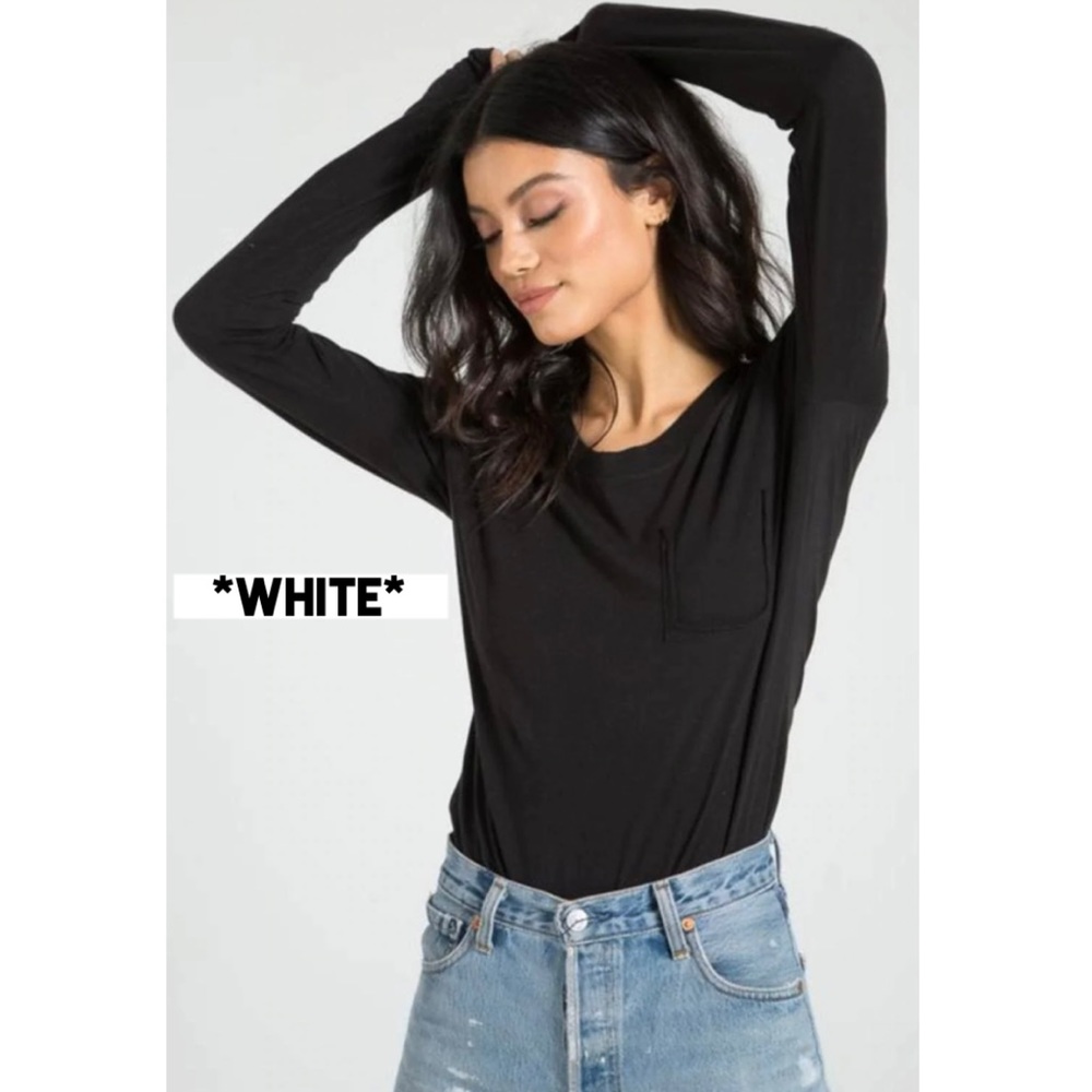 🆕 NWT n:Philanthropy | Boot Long Sleeve Crewneck Bodysuit | White | Small